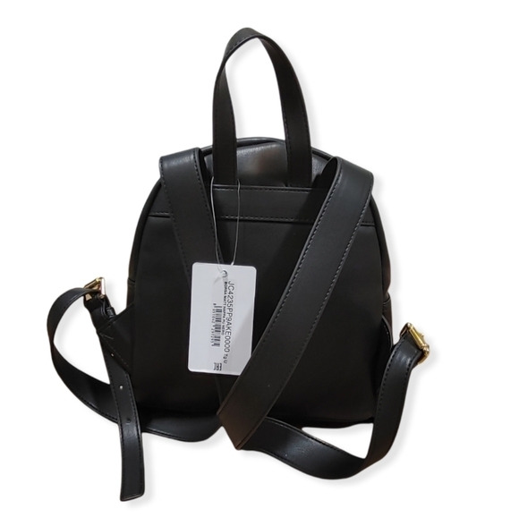 Love Moschino Black Vegan Leather Studded Backpack main image 15